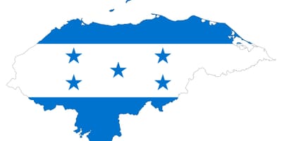 ਨਕਸ਼ਾ ਦੇ Honduras ਝੰਡਾ